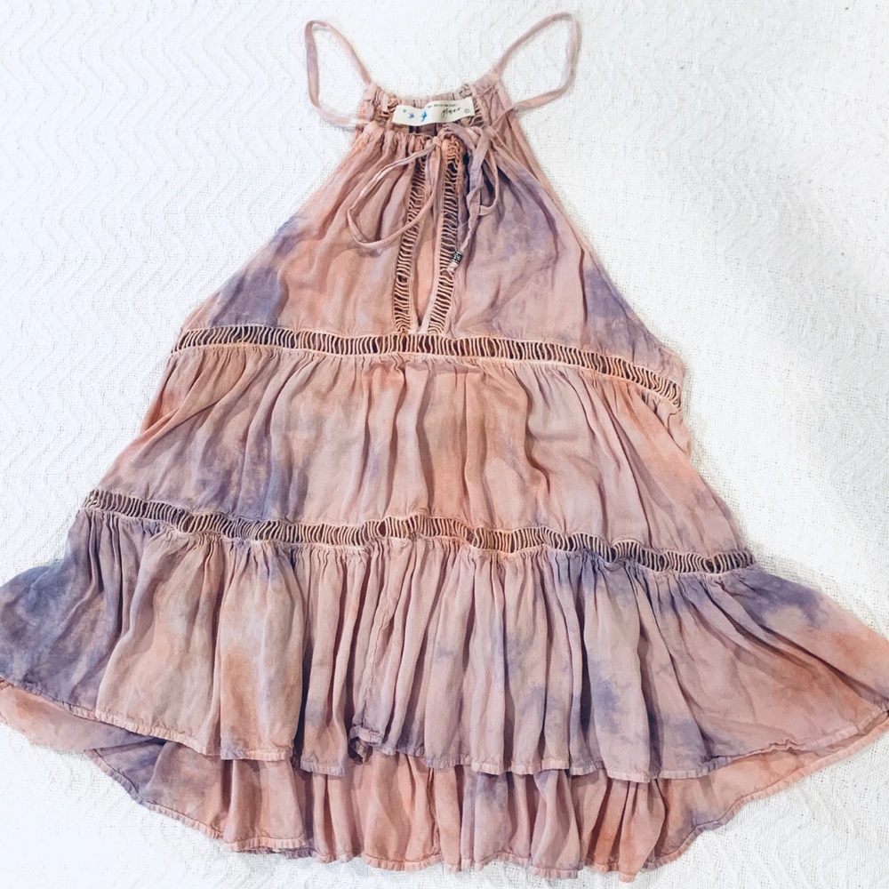 Lizard thicket tie dye tank top